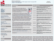 Tablet Screenshot of ads.org.pl